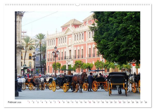 Produktbild: Sevilla Eine Stadt zum Tr&auml;umen (Wandkalender 2026 DIN A2 quer), CALVENDO Monatskalender