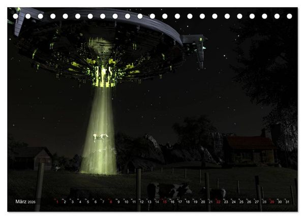 Produktbild: Planetare Traumwelten (Tischkalender 2026 DIN A5 quer), CALVENDO Monatskalender