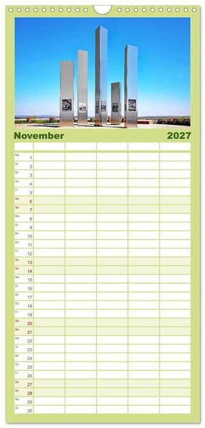 Produktbild: Familienplaner 2027 - So sch&ouml;n ist Pforzheim mit 5 Spalten (Wandkalender, 21 x 45 cm) CALVENDO