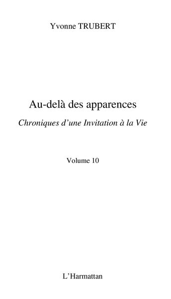 Produktbild: Au-delA des apparences - chroniques d'une invitation a la vi