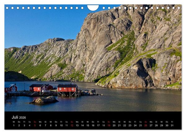 Produktbild: Norwegen - Faszination des Nordens (Wandkalender 2026 DIN A4 quer), CALVENDO Monatskalender
