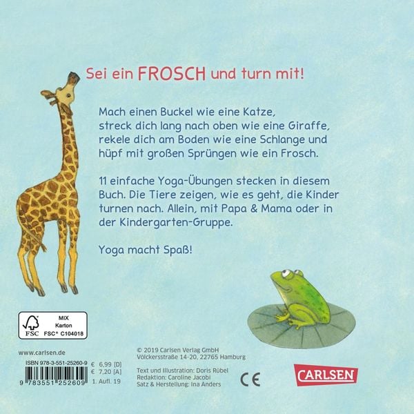 Turnen wie die Tiere - Yoga für Kinder