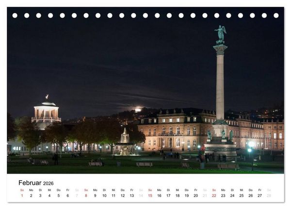 Produktbild: stadtansichten stuttgart (Tischkalender 2026 DIN A5 quer), CALVENDO Monatskalender