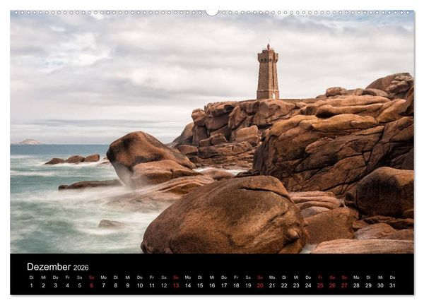 Produktbild: Unterwegs in der Bretagne (Wandkalender 2026 DIN A2 quer), CALVENDO Monatskalender