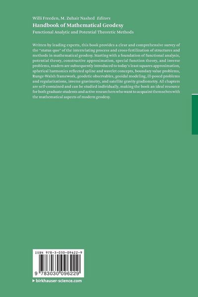 Produktbild: Handbook of Mathematical Geodesy