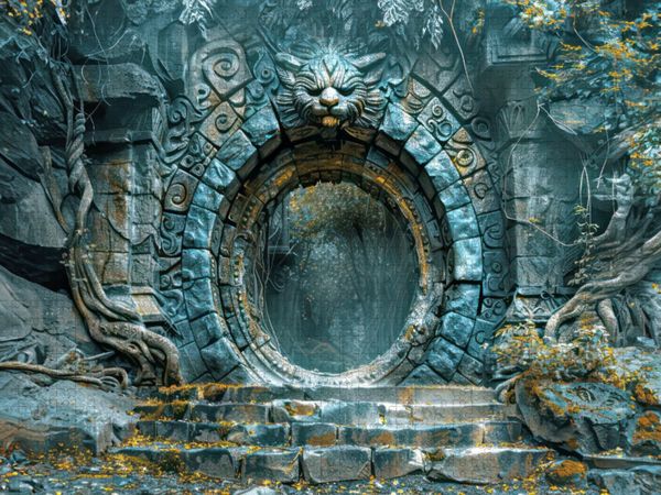 Produktbild: CALVENDO Puzzle Mystische Orte | 1000 Teile Lege-Gr&ouml;&szlig;e 64x48cm Foto-Puzzle f&uuml;r gl&uuml;ckliche Stunden