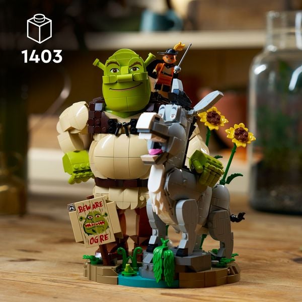 Produktbild: LEGO Shrek 72423 Shrek, Esel und Der gestiefelte Kater, DIY Modellbau