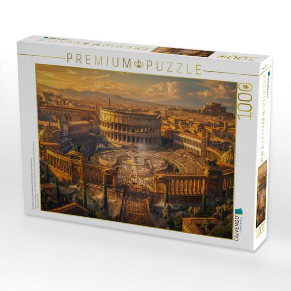 Produktbild: CALVENDO Puzzle Ein Motiv aus dem Kalender Im Schatten des Kolosseums | 1000 Teile Lege-Gr&ouml;&szlig;e 64x48cm Foto-Puzzle f&uuml;r gl&uuml;ckliche Stunden