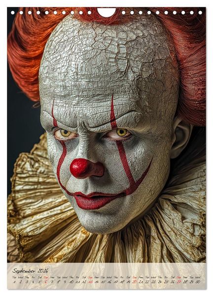 Produktbild: Circus Faces (Wall Calendar 2026 DIN A4 portrait), CALVENDO 12 Month Wall Calendar