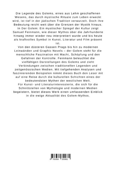 Produktbild: Der Golem: Ein mystischer Spiegel der Kultur