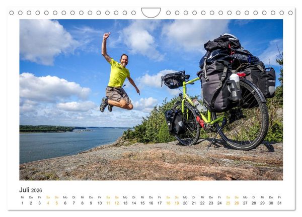 Produktbild: Radreisegl&uuml;ck Ostsee (Wandkalender 2026 DIN A4 quer), CALVENDO Monatskalender