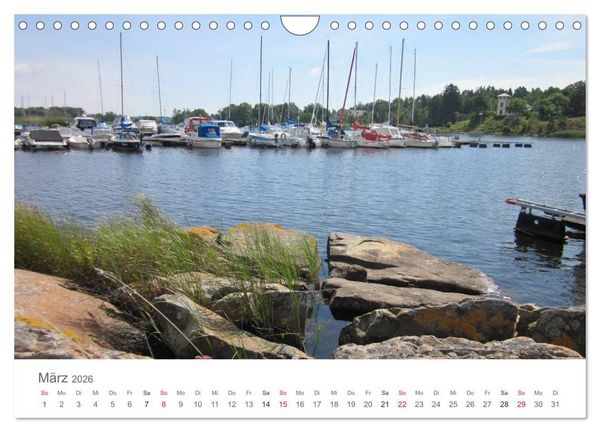 Produktbild: Segelboote in S&uuml;dschwedens Sch&auml;ren (Wandkalender 2026 DIN A4 quer), CALVENDO Monatskalender