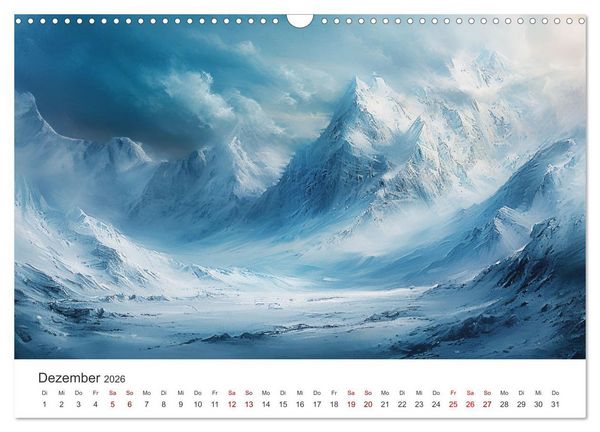 Produktbild: Farben und Licht - Landschaftsmalerei im Jahreskreis (Wandkalender 2026 DIN A3 quer), CALVENDO Monatskalender