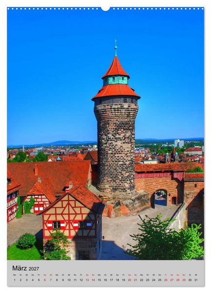 Produktbild: N&Uuml;RNBERG. Du bist so sch&ouml;n (hochwertiger Premium Wandkalender 2027 DIN A2 hoch), Kunstdruck in Hochglanz