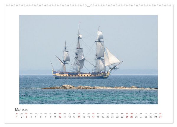 Produktbild: Bretagne - unterwegs mit Julia Hahn (hochwertiger Premium Wandkalender 2026 DIN A2 quer), Kunstdruck in Hochglanz