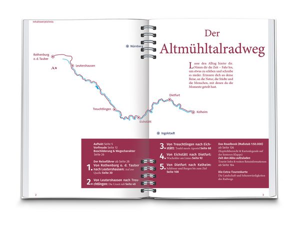 Produktbild: KOMPASS Radreisef&uuml;hrer Altm&uuml;hltalradweg