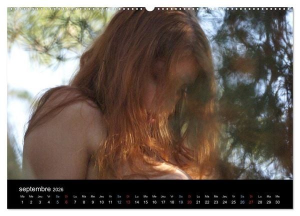 Produktbild: Femme et Nature (Calendrier mural 2026 DIN A2 vertical) calendrier de bureau