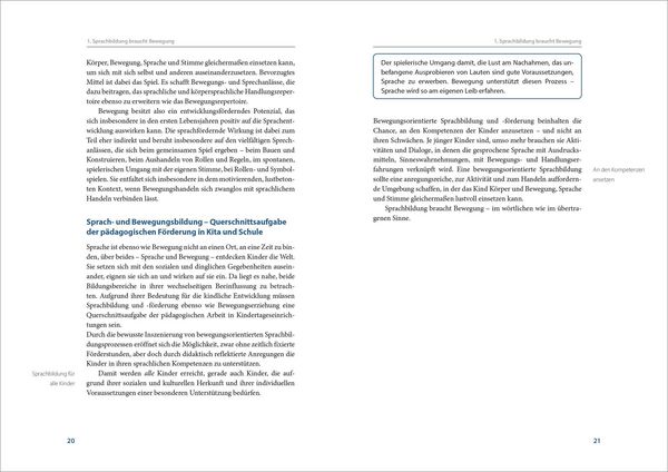 Produktbild: Handbuch Sprache und Bewegung