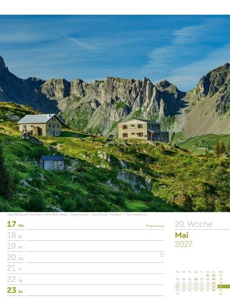 Produktbild: Faszination Alpenwelt Wochenplaner Kalender 2027