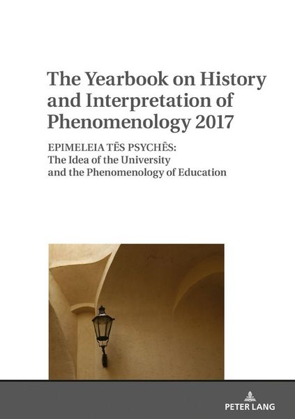 Produktbild: The Yearbook on History and Interpretation of Phenomenology 2017