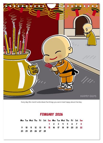 Produktbild: Mindfulness 2026 (Wall Calendar 2026 DIN A4 portrait), CALVENDO 12 Month Wall Calendar