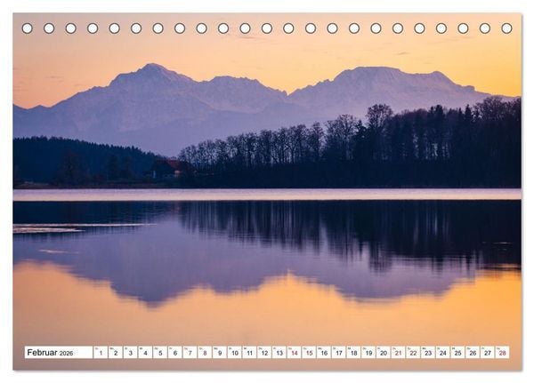 Produktbild: Berchtesgadener Alpen - Landschaften zum Tr&auml;umen (Tischkalender 2026 DIN A5 quer), CALVENDO Monatskalender