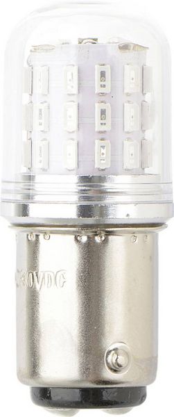 Produktbild: TRU COMPONENTS TC-13776184 LED-Signalleuchte Rot BA15d 10 V/DC, 30 V/DC 250lm