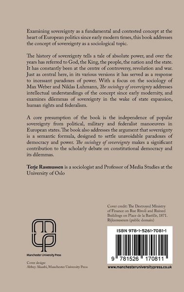 Produktbild: The sociology of sovereignty