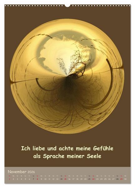 Produktbild: Meditative Natur (hochwertiger Premium Wandkalender 2026 DIN A2 hoch), Kunstdruck in Hochglanz