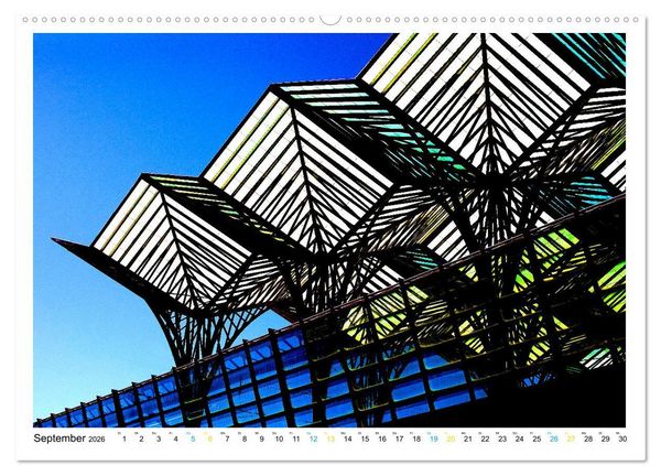 Produktbild: Lissabon One Day (hochwertiger Premium Wandkalender 2026 DIN A2 quer), Kunstdruck in Hochglanz