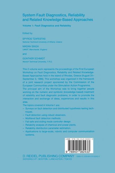 Produktbild: System Fault Diagnostics, Reliability and Related Knowledge-Based Approaches