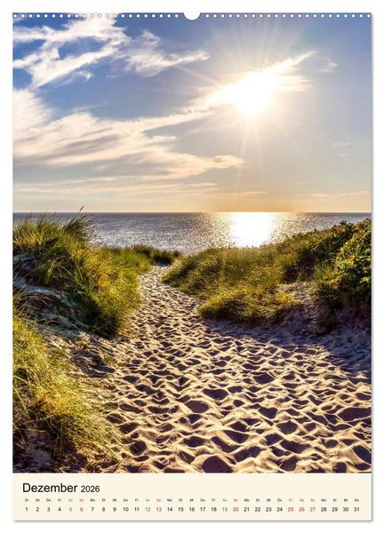 Produktbild: INSEL SYLT, Berauschende Nat&uuml;rlichkeit (Wandkalender 2026 DIN A2 hoch), CALVENDO Monatskalender
