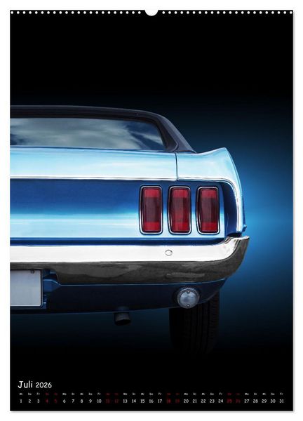 Produktbild: Amerikanische Autos 1950er bis 1980er Favoriten (hochwertiger Premium Wandkalender 2026 DIN A2 hoch), Kunstdruck in Hochglanz