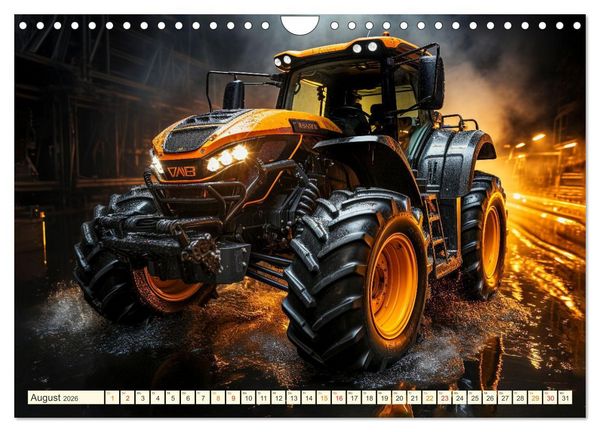 Produktbild: Traktor Fantasien (Wandkalender 2026 DIN A4 quer), CALVENDO Monatskalender