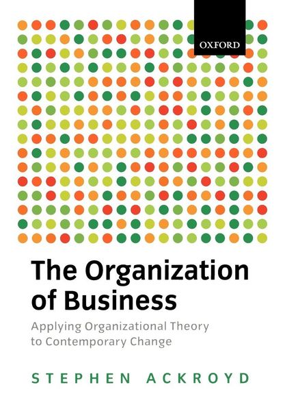 Produktbild: The Organization of Business in Modern Britain