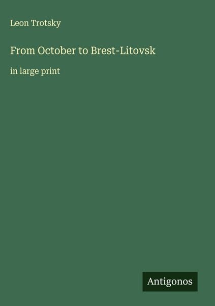 Produktbild: From October to Brest-Litovsk