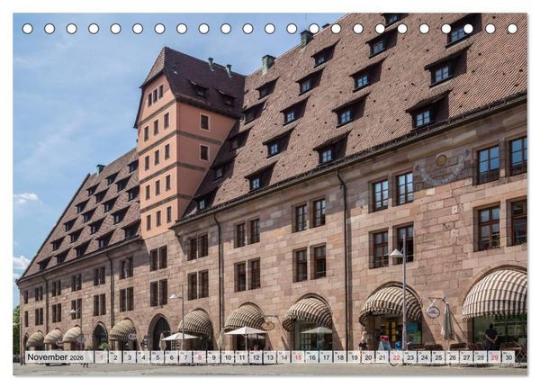 Produktbild: N&Uuml;RNBERG Historisches Stadtherz (Tischkalender 2026 DIN A5 quer), CALVENDO Monatskalender