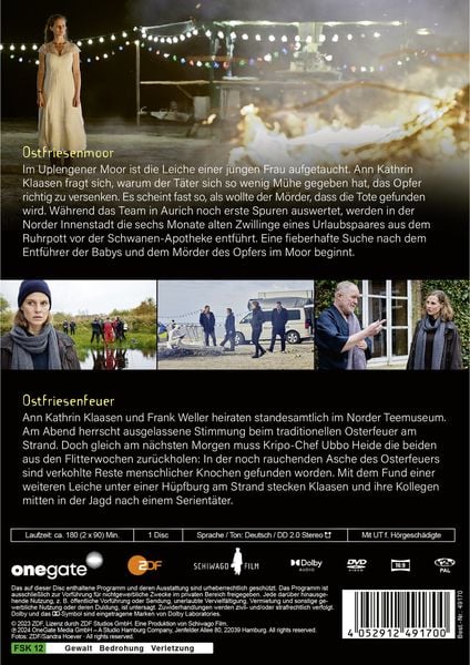 Produktbild: Ostfrieslandkrimi 4: Ostfriesenmoor / Ostfriesenfeuer