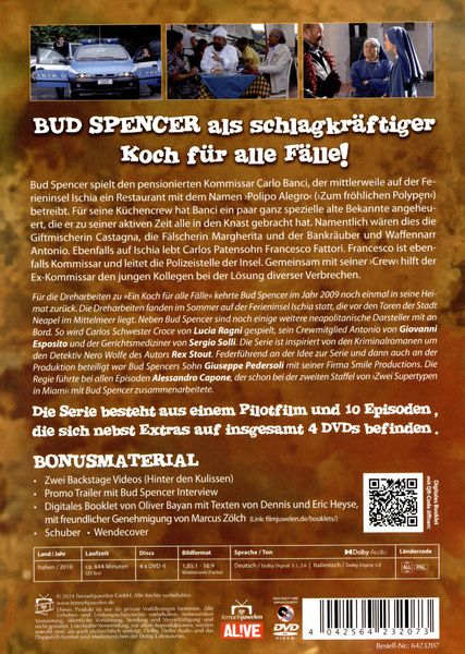 Bud Spencer – Ein Koch für alle Fälle - Die komplette Serie (Alle 12 Folgen) (Fernsehjuwelen) [4 DVDs]