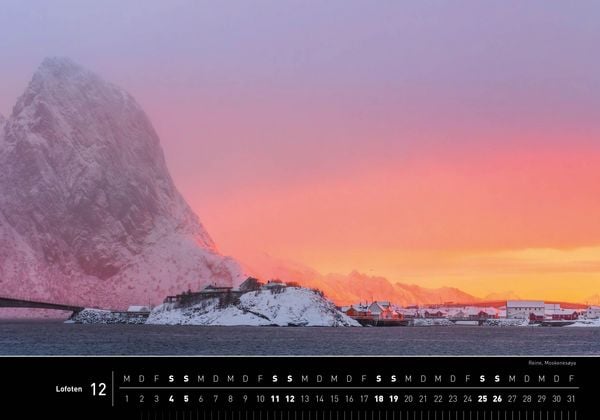 Produktbild: Lofoten Premiumkalender 2027