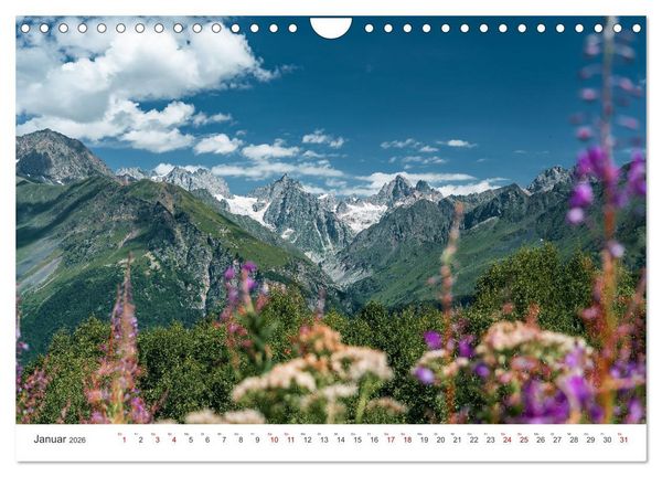 Produktbild: Georgien - Neuzeit-Chroniken (Wandkalender 2026 DIN A4 quer), CALVENDO Monatskalender