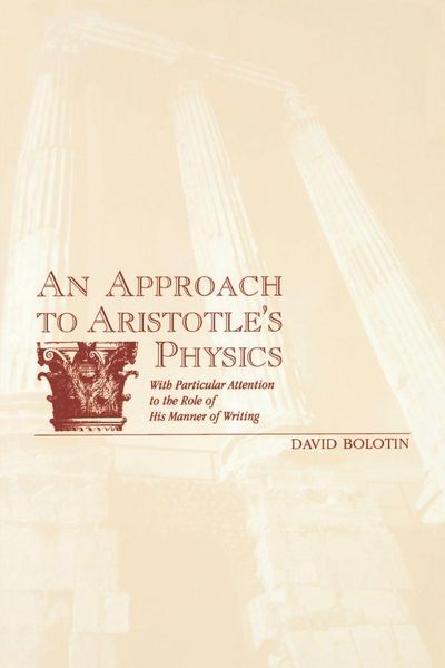 Produktbild: An Approach to Aristotle's Physics