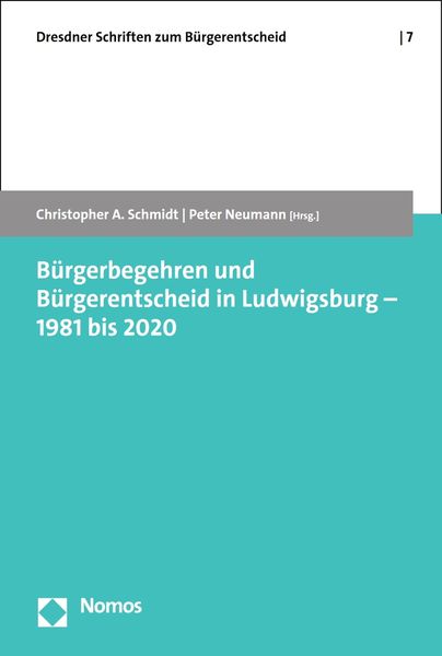 Produktbild: B&uuml;rgerbegehren und B&uuml;rgerentscheid in Ludwigsburg - 1981 bis 2020