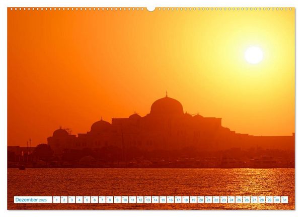 Produktbild: Atemraubendes Abu Dhabi - Idylle am Persischen Golf (Wandkalender 2026 DIN A2 quer), CALVENDO Monatskalender