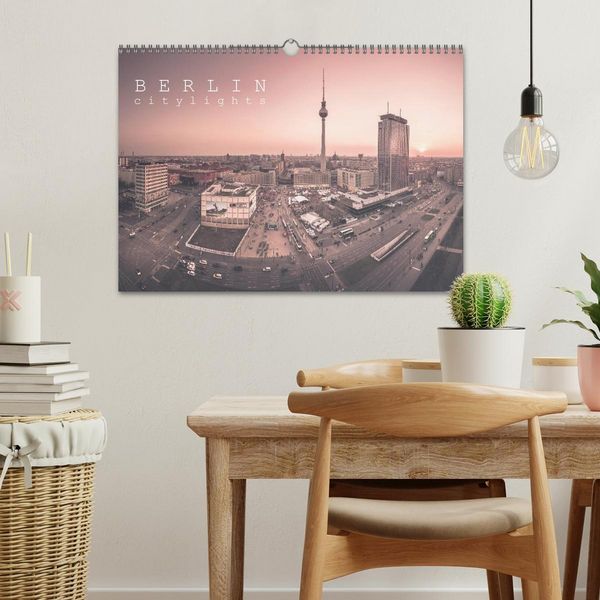 Produktbild: Berlin Citylights (Wandkalender 2026 DIN A3 quer), CALVENDO Monatskalender