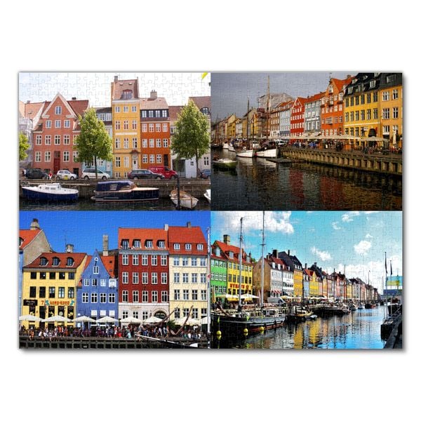 Produktbild: Lais Puzzle Collage Kopenhagen 1000 Teile