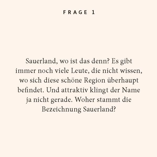 Produktbild: Sauerland-Quiz