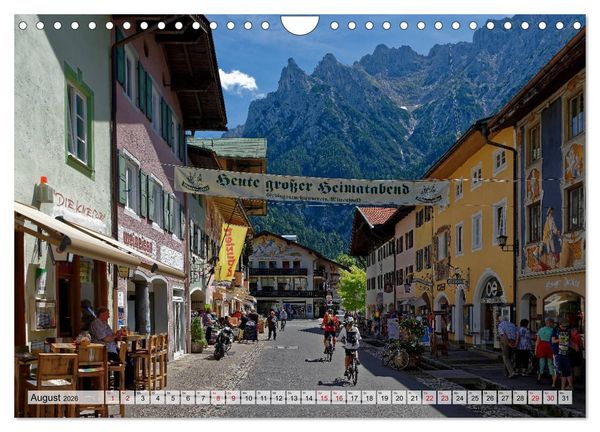 Produktbild: Unterwegs im Werdenfelser Land (Wandkalender 2026 DIN A4 quer), CALVENDO Monatskalender