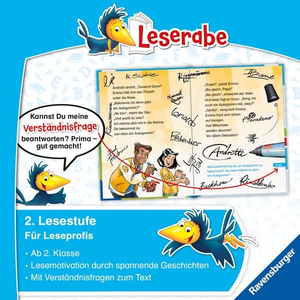 Produktbild: Ravensburger - Leserabe - 2. Lesestufe: Fu&szlig;ballfieber, Spannende Kickergeschichten