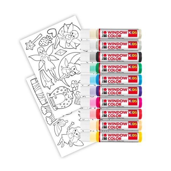 Produktbild: Marabu KiDS Window Color Glitzerfee 10x25ml